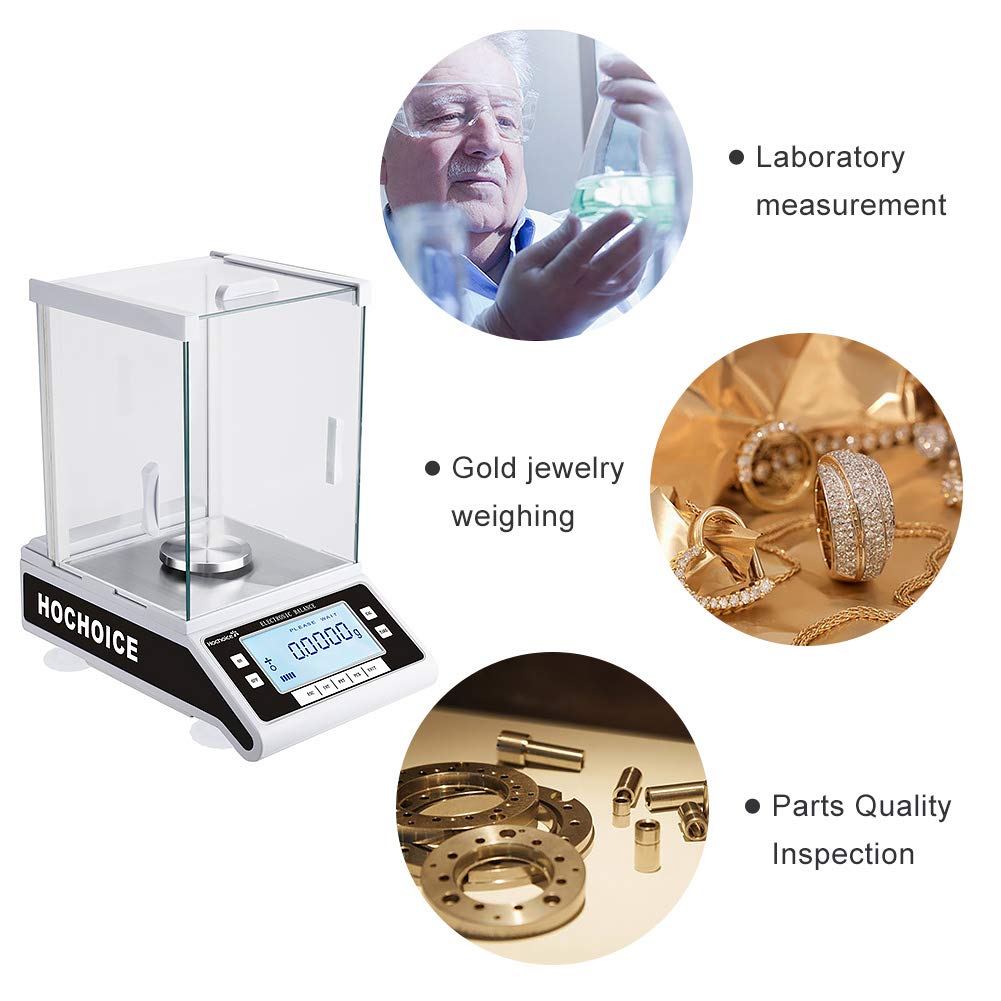 Internal Calibration 0.0001g Electronic Analytical Balance