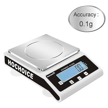 0.1g Electronic Analytical Balance with Square Pan