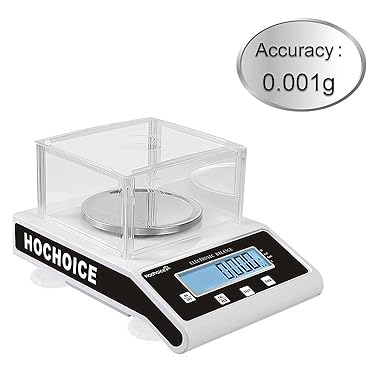 0.001g Electronic Analytical Balance with External Calibration