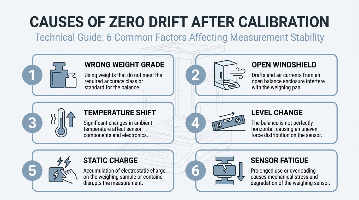 Why Your Scale Won’t Stay Zeroed After Calibration: 6 Hidden Causes