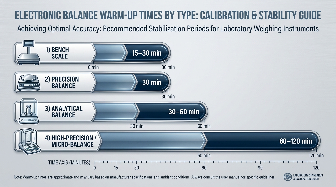 How Long to Warm Up Electronic Balance? Correct Procedure & Common Mistakes how long to warm up analytical balance, correct warm up procedure for precision scales