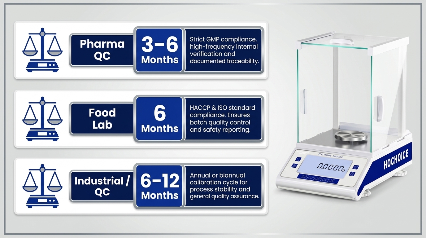 How Often Should You Calibrate a Laboratory Balance? Frequency Guide by Industry balance calibration frequency guide, how often to calibrate laboratory balance by industry